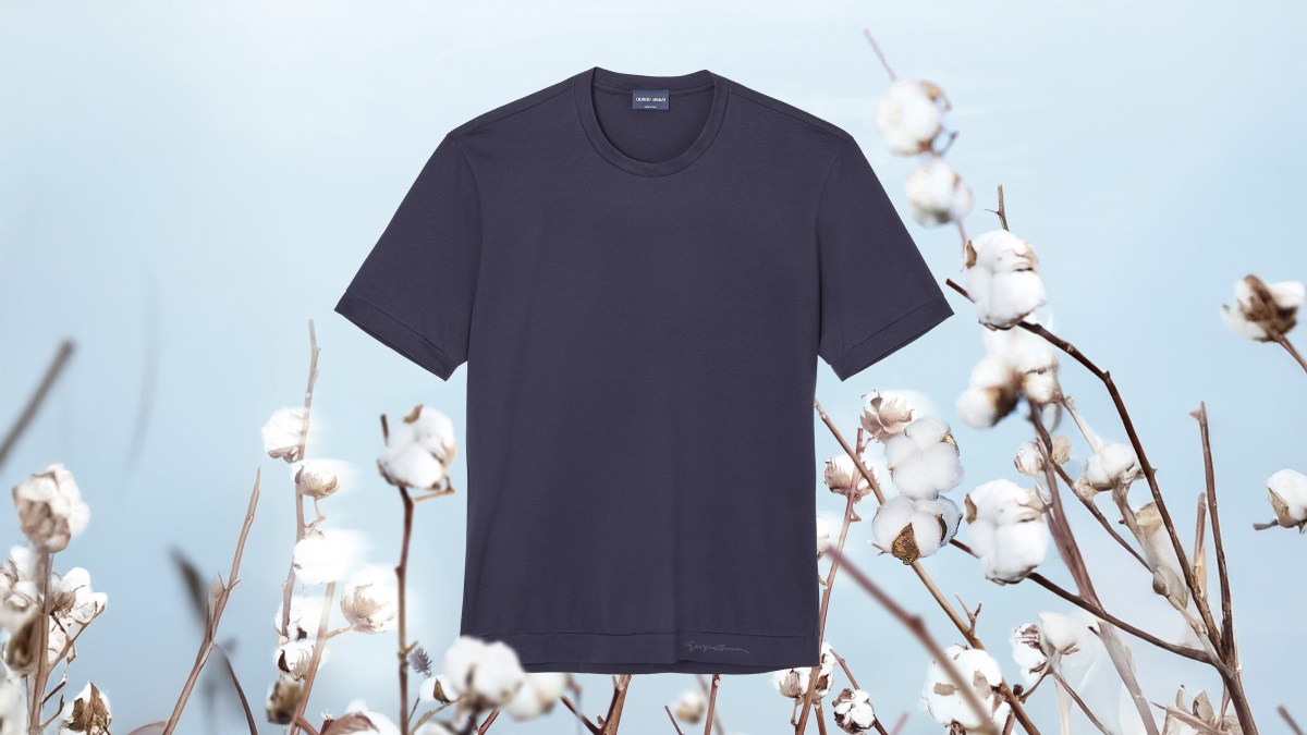 Is this the future of fashion? The first regenerative cotton Armani T-shirt