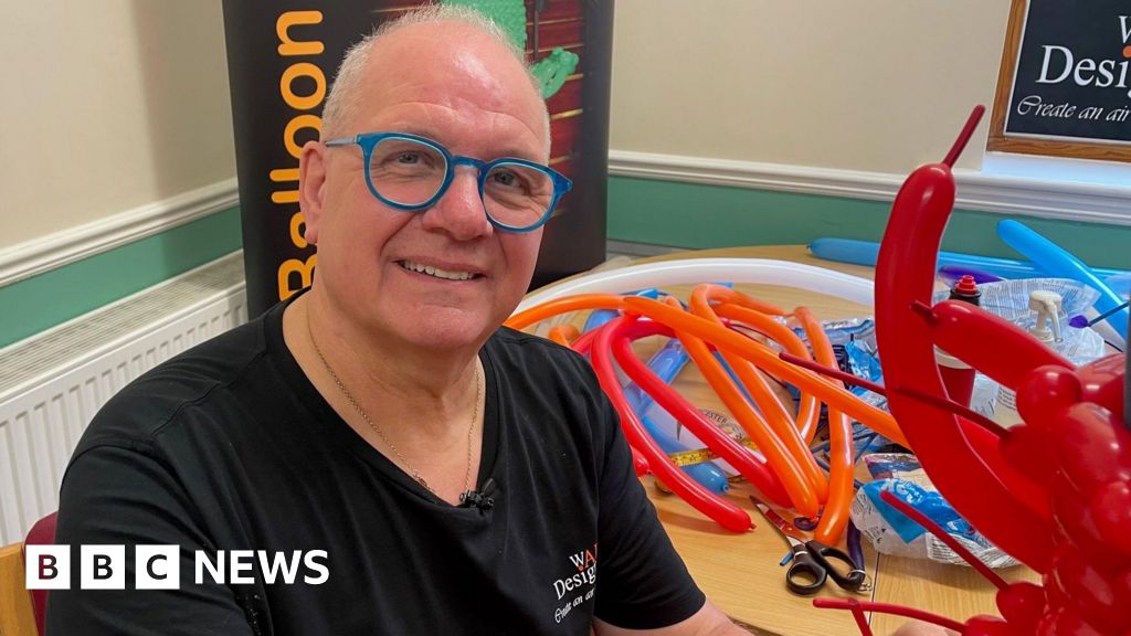 Neil Barnby's balloon dresses worn by celebrities and models