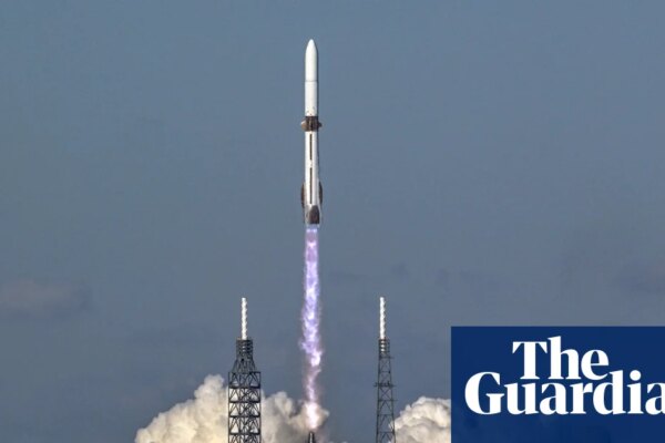 Watch Jeff Bezos's successful Blue Origin rocket launch – video | Blue Origin