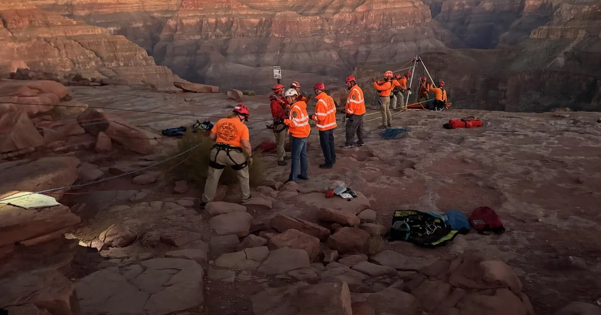 Man dies after falling more than 100 feet into Grand Canyon
