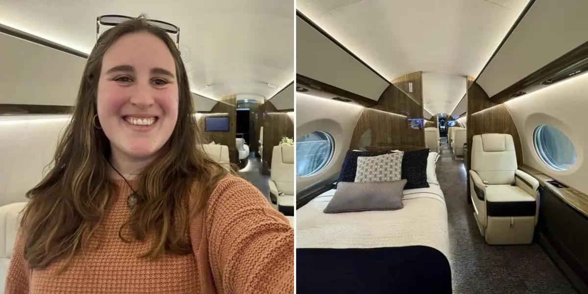 I Toured a $96 Million Private Jet. It's Like a Flying Penthouse.
