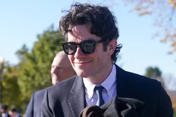 John Mulaney at Supreme Court Tariff Hearing Supporting Lawyer Friend