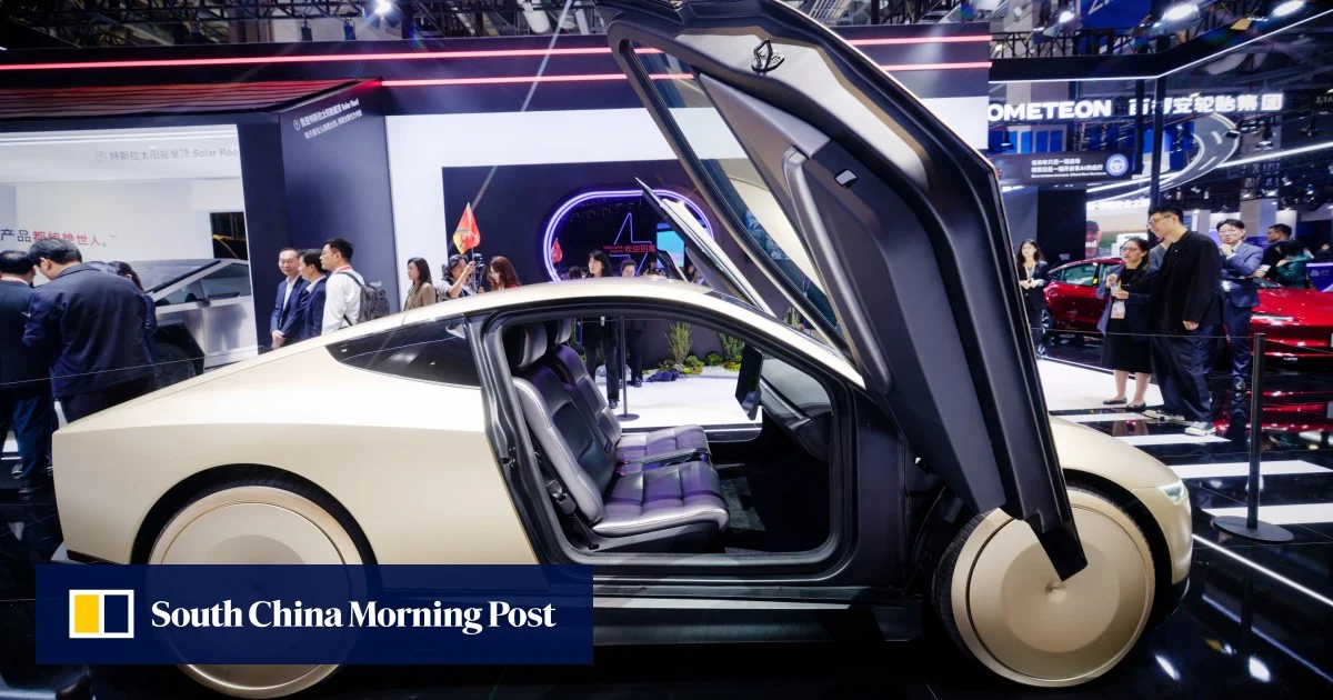 Tesla and global carmakers race against Chinese EV rivals at Shanghai import expo