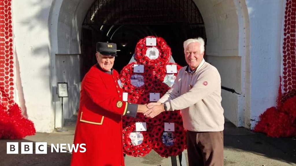 Jersey War Tunnels poppy display unveiled for Remembrance Week