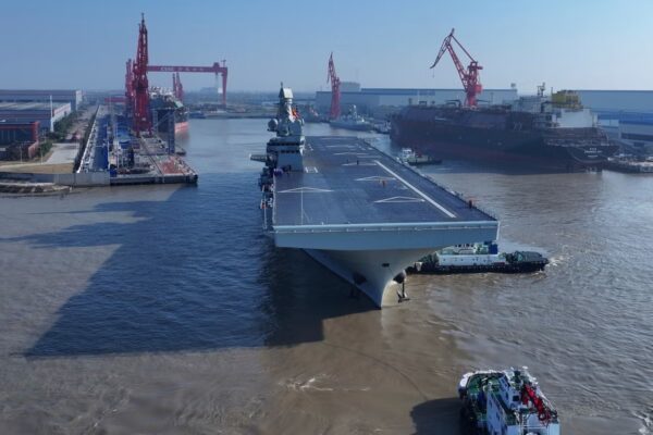Fresh off commissioning new aircraft carrier, China starts sea trials of amphibious assault ship