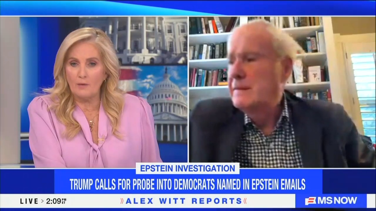 Chris Matthews Struggles to Turn Off Phone on MS NOW