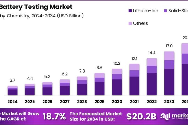 EV Battery Testing Market Size Analysis Bar Graph