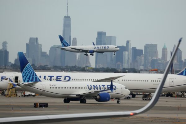 Two United Airlines planes collide on New York’s LaGuardia tarmac following day of ground stops and wind alerts