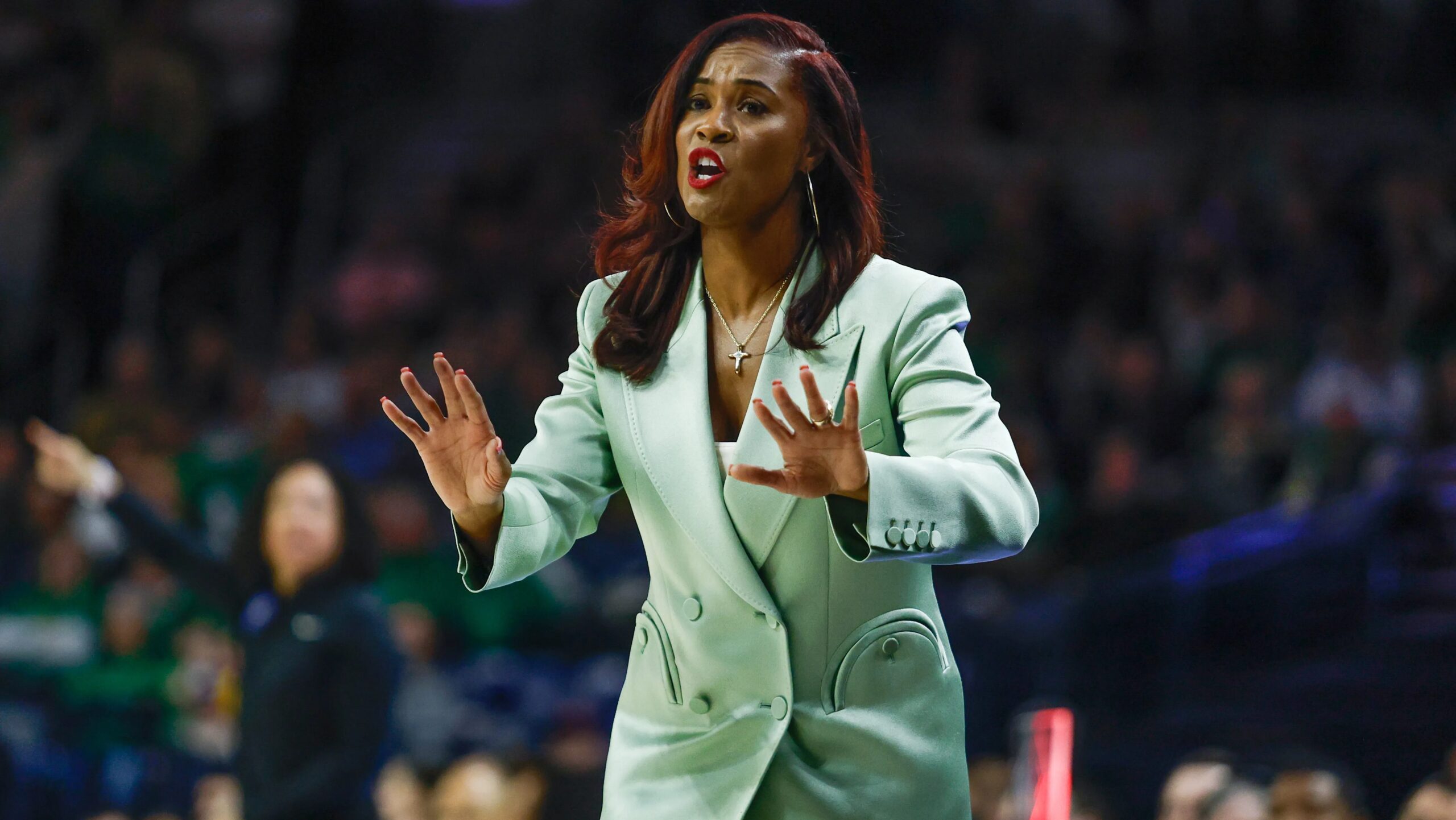 Notre Dame's Niele Ivey hopes her style on the sideline inspires future women leaders