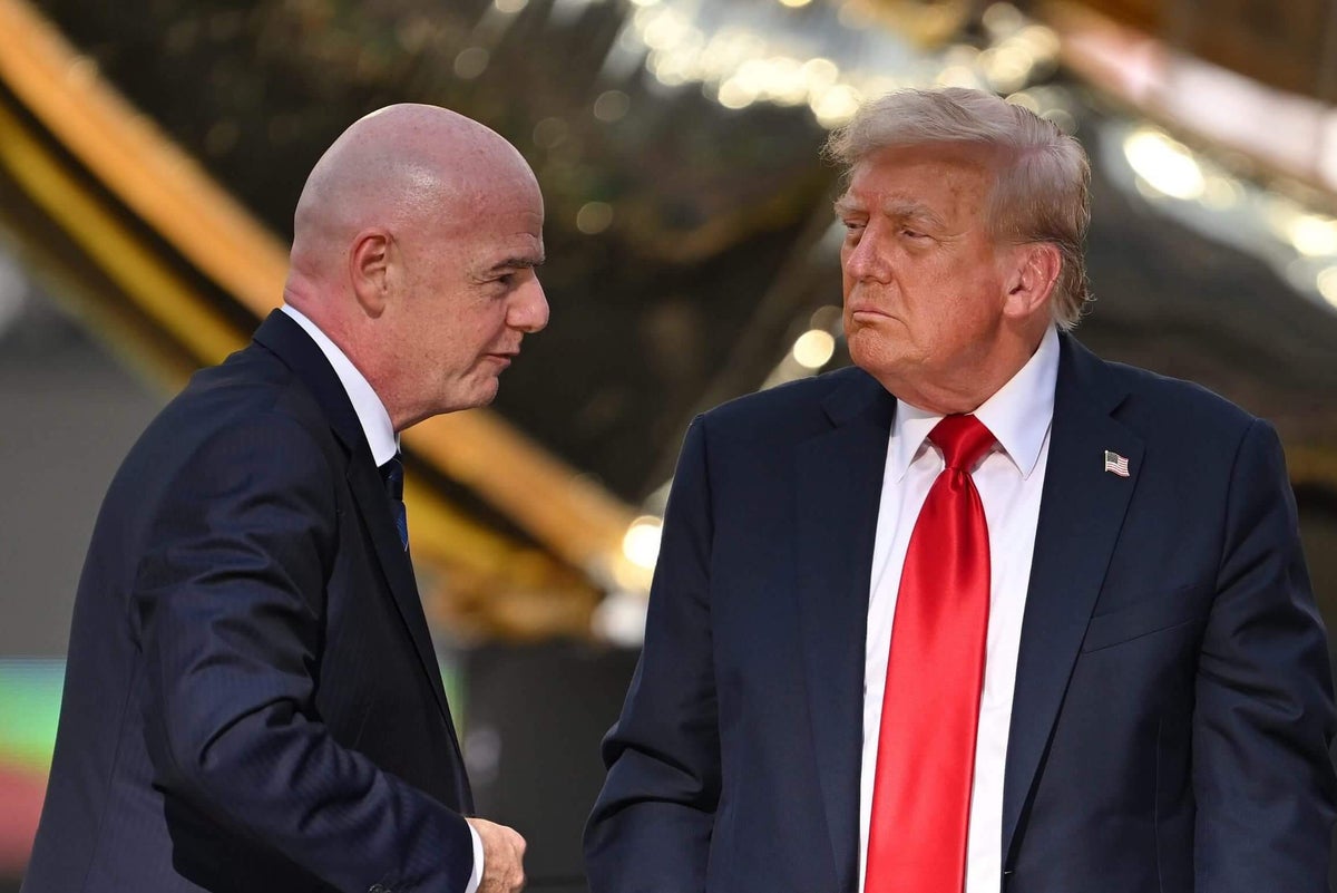 Gianni Infantino accused of ‘clear violation’ of FIFA statutes over Donald Trump praise