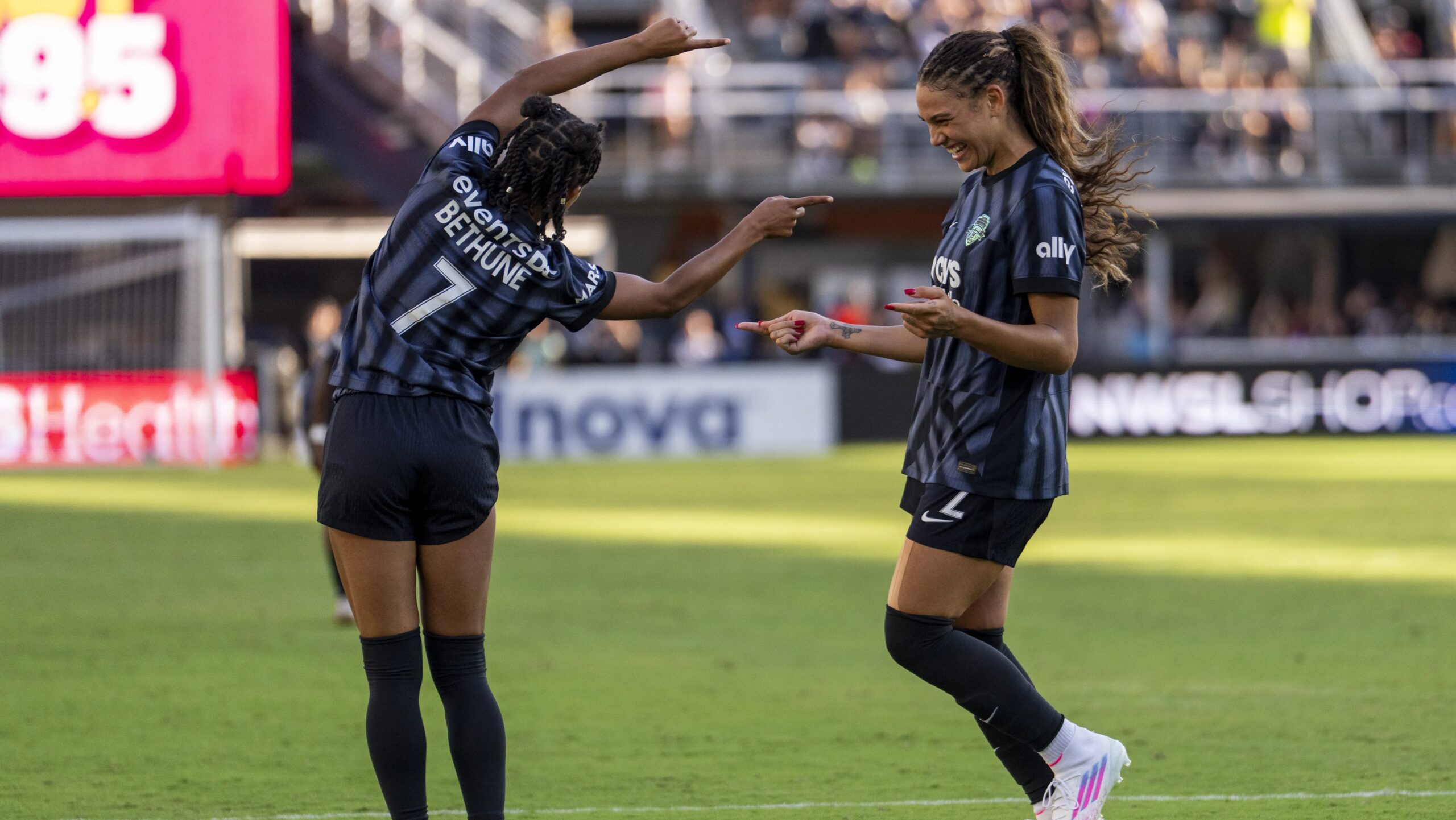 Washington Spirit stars Trinity Rodman and Croix Bethune enter their fashion era
