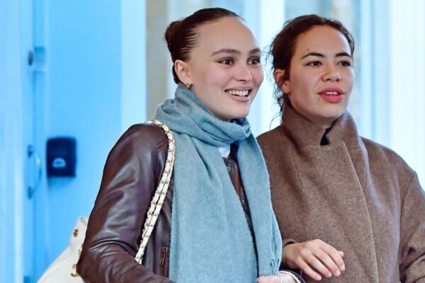 Lily-Rose Depp wears Ugg boots and carries a white leather Chanel bag in London