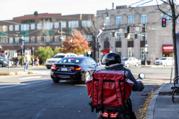 As delivery apps boom, town still wrestling with safety and enforcement on the streets