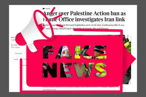 Palestine Action smear in the Times was planted by Israel lobby