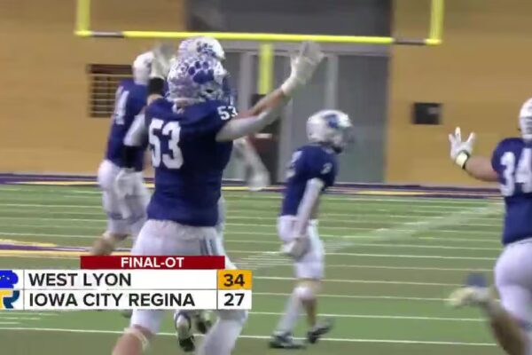 West Lyon defends its State 1-A Football title in thrilling fashion