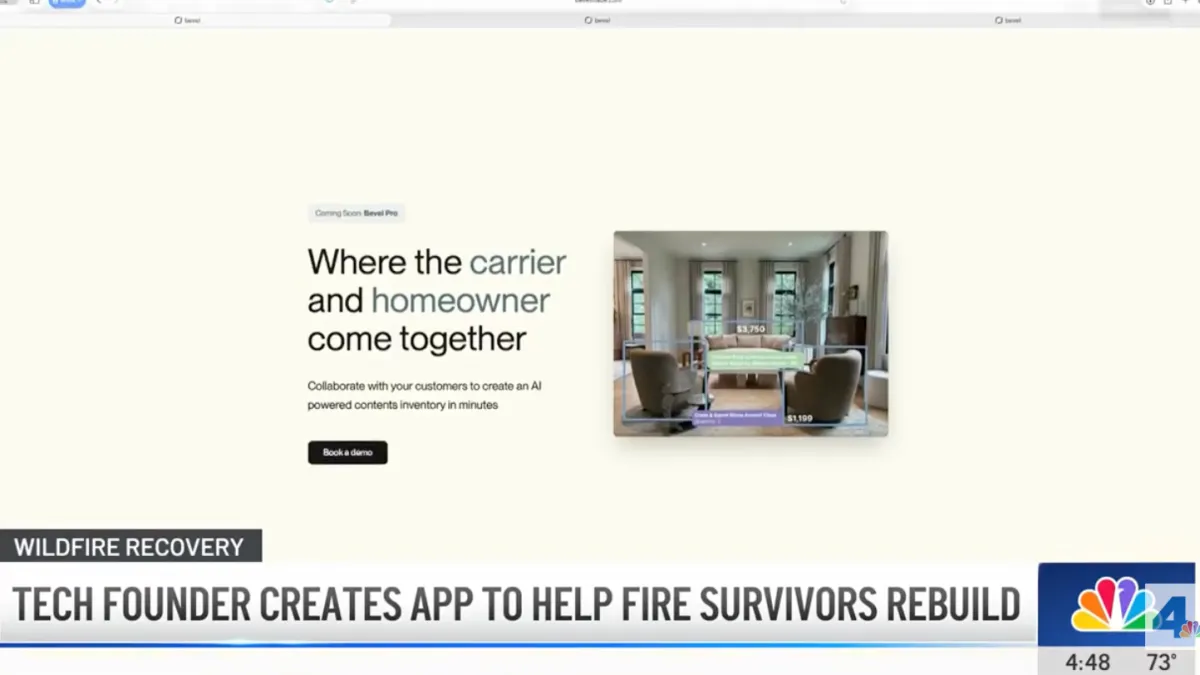 New app helps document belongings after disaster – NBC Los Angeles