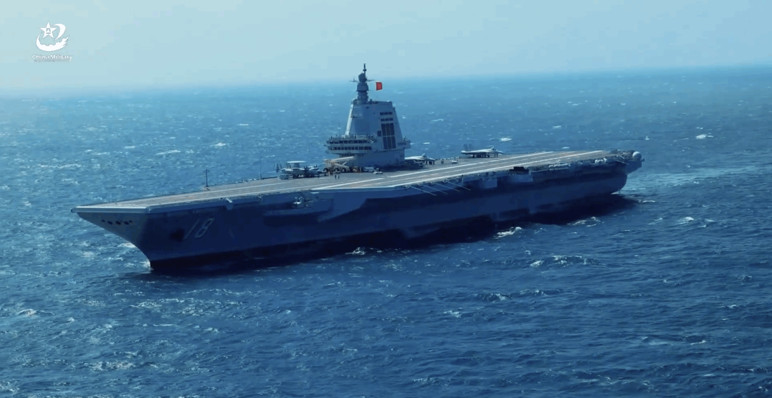 VIDEO: China’s Newest Carrier Conducts First At-sea Training with Strike Group