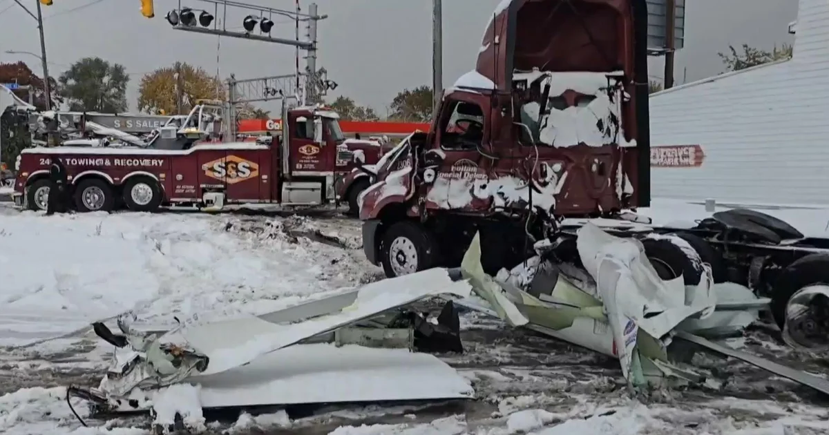Lake-effect snow triggers whiteouts, snarls traffic in parts of Midwest
