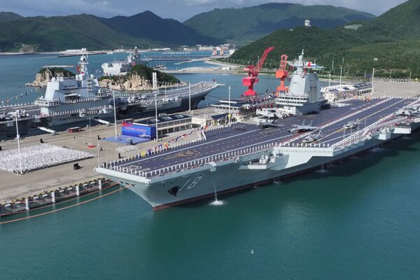 China commissions Fujian aircraft carrier in major military milestone