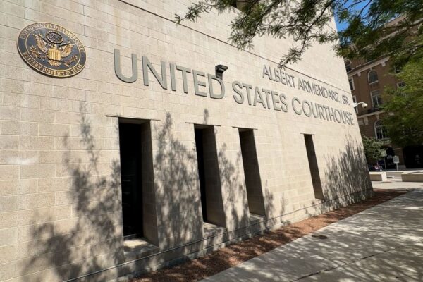 The Albert Armendariz, Sr. Federal Court in El Paso, Texas. (Spectrum News 1/Luis Garcia)