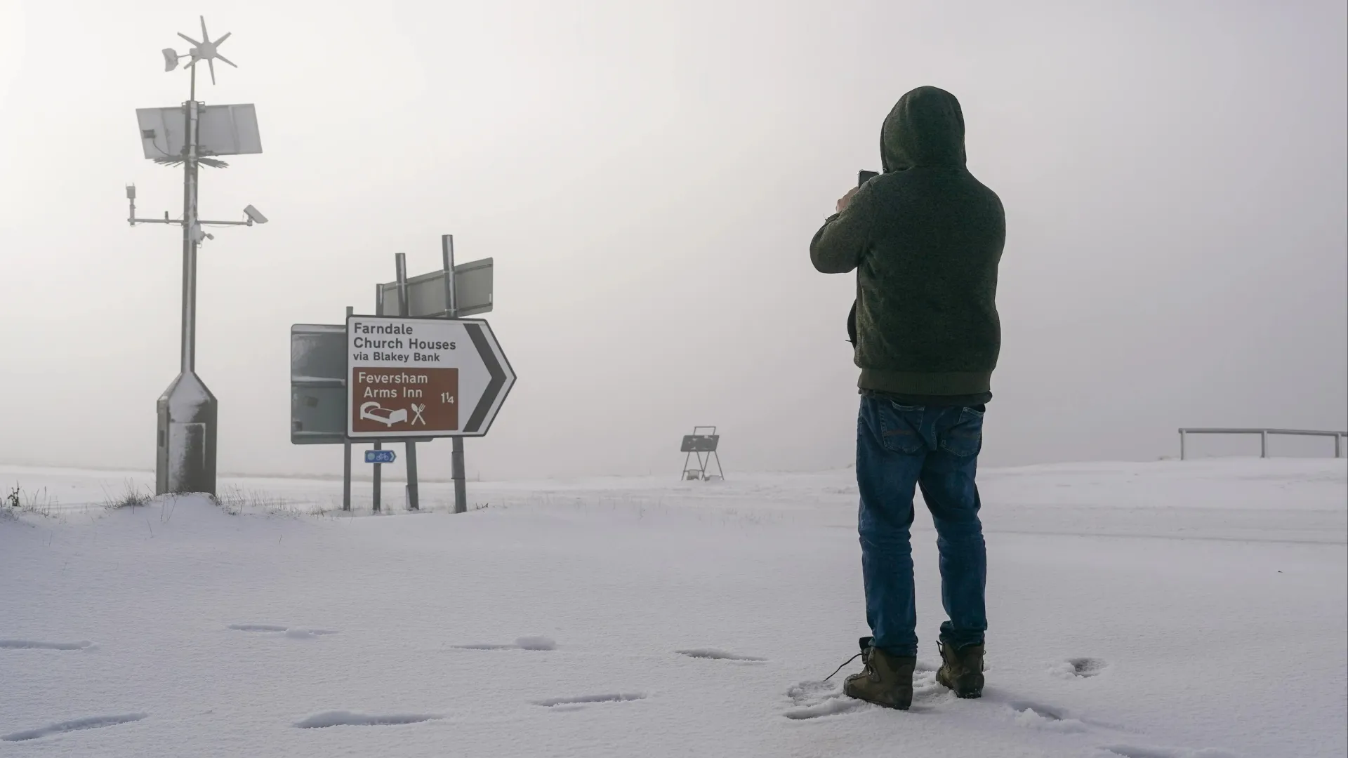 Blizzards & 'ice-rink conditions' hit UK as cold snap sees schools SHUT and temps plunge to -11C