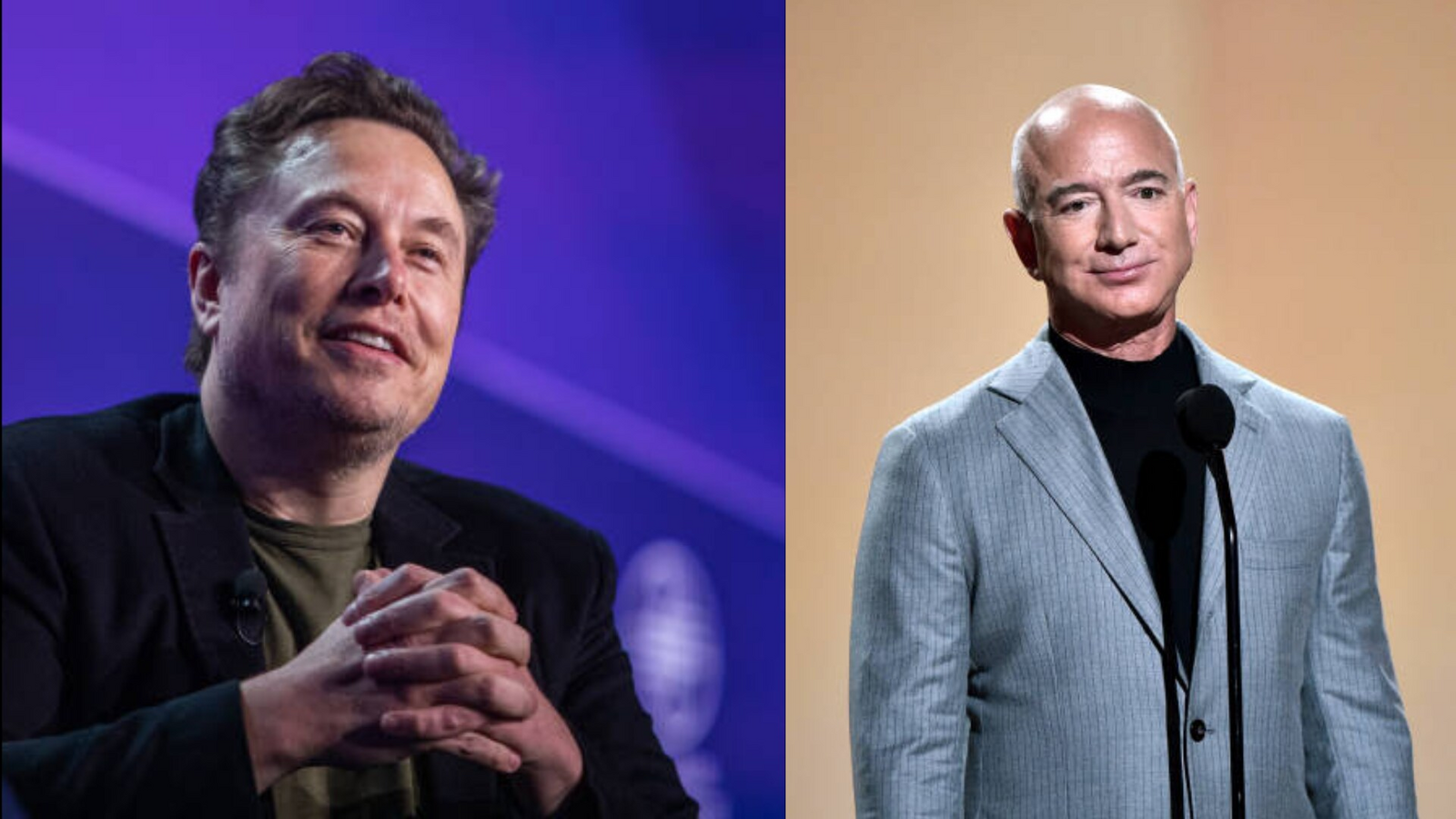 Elon Musk and  Jeff Bezos.