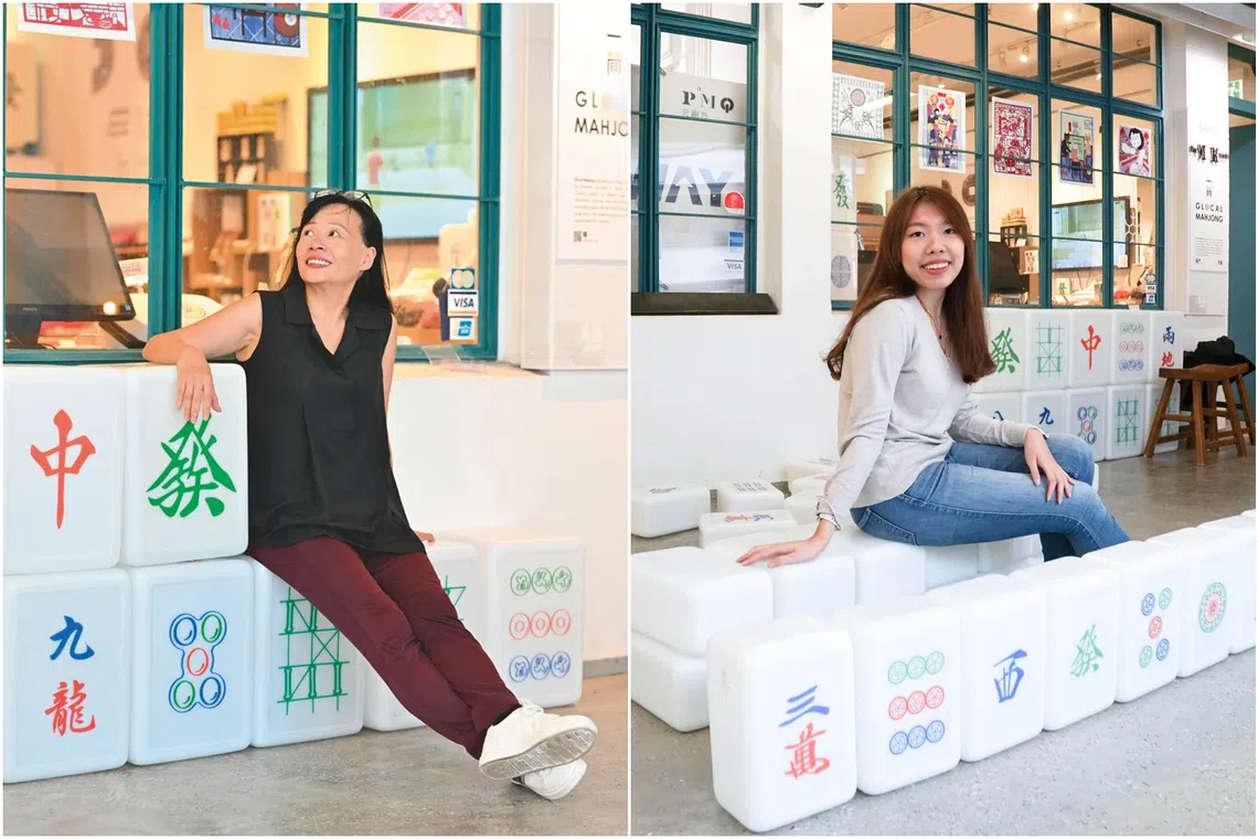 Dr Chan Lai Kiu and her daughter Kay Ng started Glocal Mahjong in 2020.