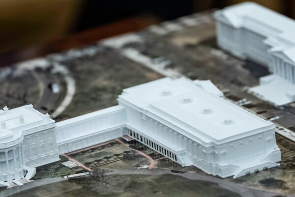 Majority of corporate Trump ballroom donors represented by 3 lobbying firms, watchdog says