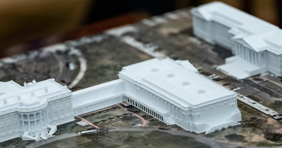 Majority of corporate Trump ballroom donors represented by 3 lobbying firms, watchdog says