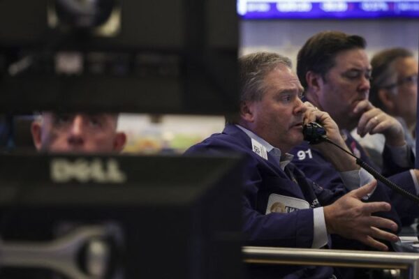 Dow stumbles and tech stocks slide as volatility picks up on Wall Street