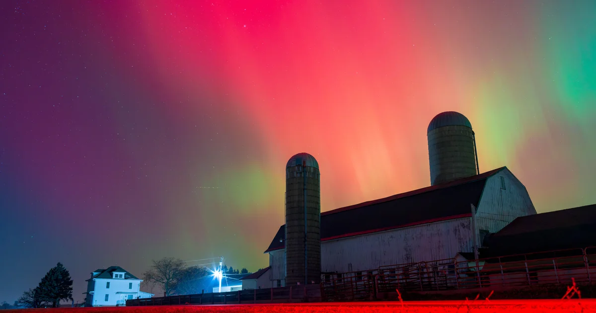 Northern lights spotted in skies across the U.S. See the photos.