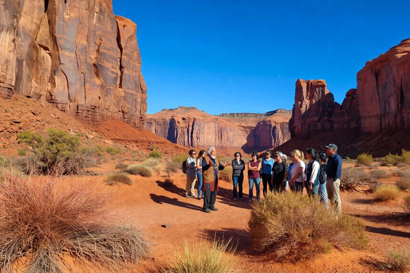Explore the cultural richness of monument valley through a guided indigenous tour that shares sacred land stories and traditions.