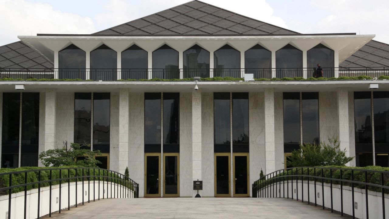 The North Carolina Legislative Building in Raleigh, N.C. (AP Photo/Makiya Seminera, File)