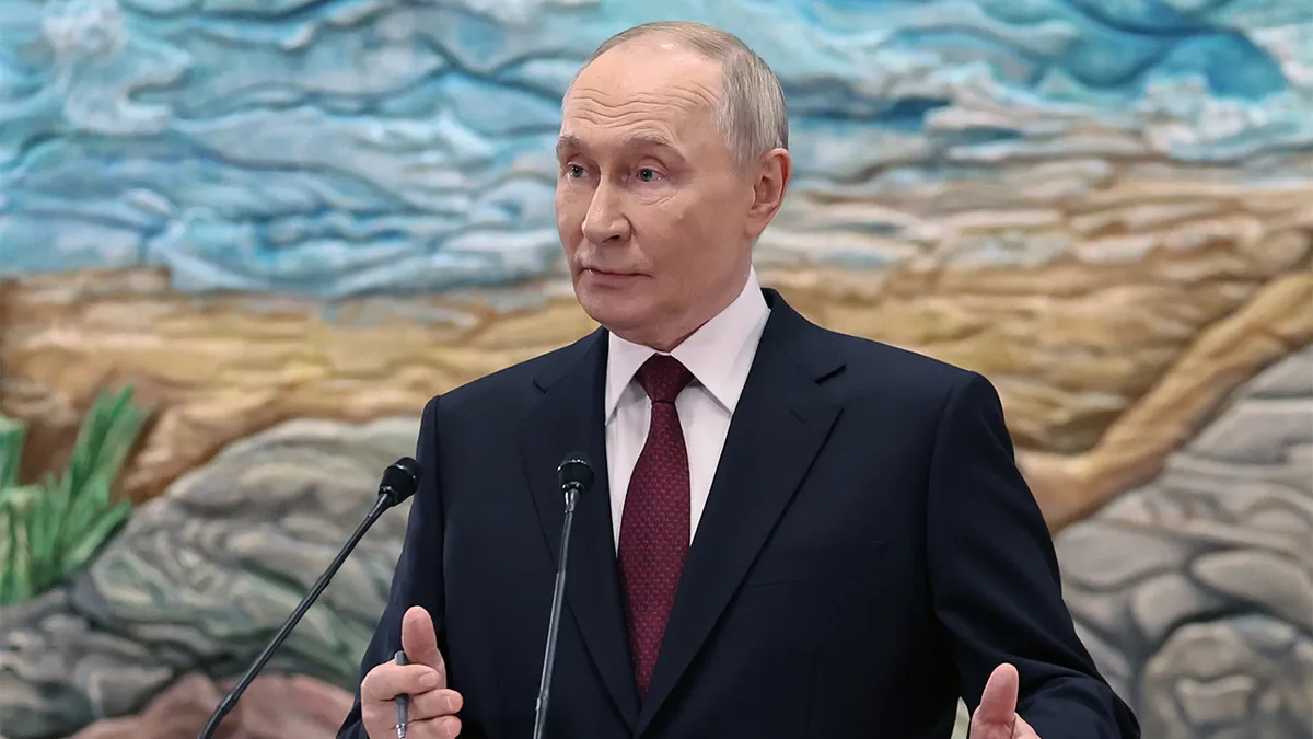 Putin attends the CSTO in Kyrgyzstan.