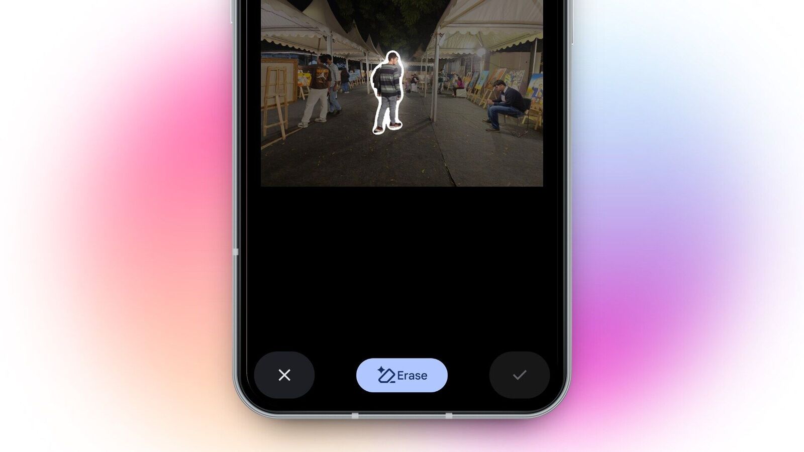Effortless, free photo fixes, remove people in seconds.