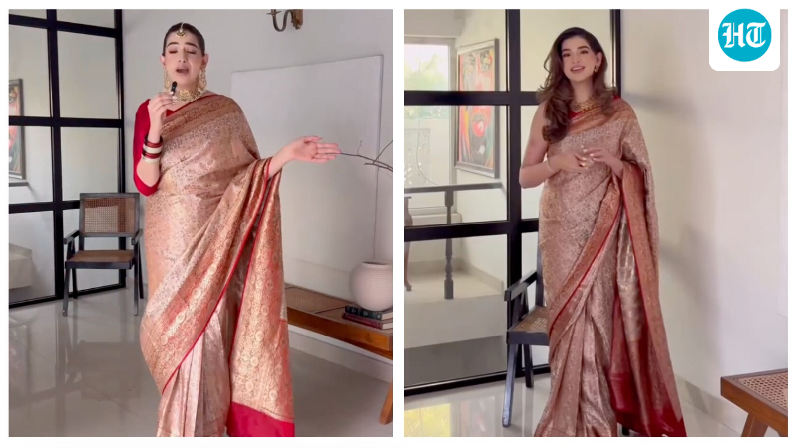 Fashion influencer shows how to style a saree without making it look ‘Star Plus’