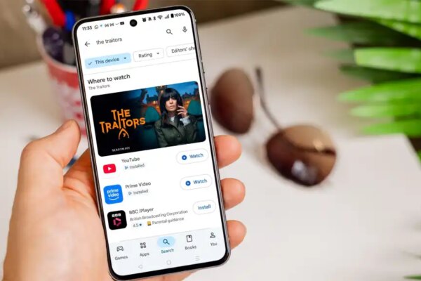 Google Play Store - 'Where to watch' The Traitors