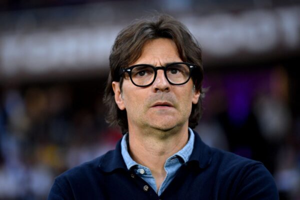 TURIN, ITALY - MAY 02: Paolo Vanoli, Head Coach of Torino, looks on prior to the Serie A match between Torino and Venezia at Stadio Olimpico di Torino on May 02, 2025 in Turin, Italy. (Photo by Valerio Pennicino/Getty Images) (Fiorentina links)