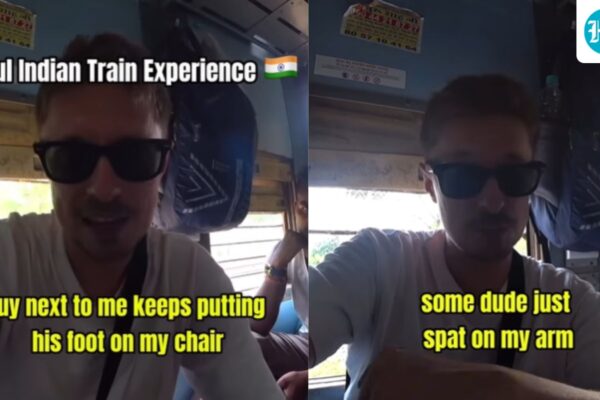 'Someone spat on my arm': UK vlogger shares 'awful' train experience in India
