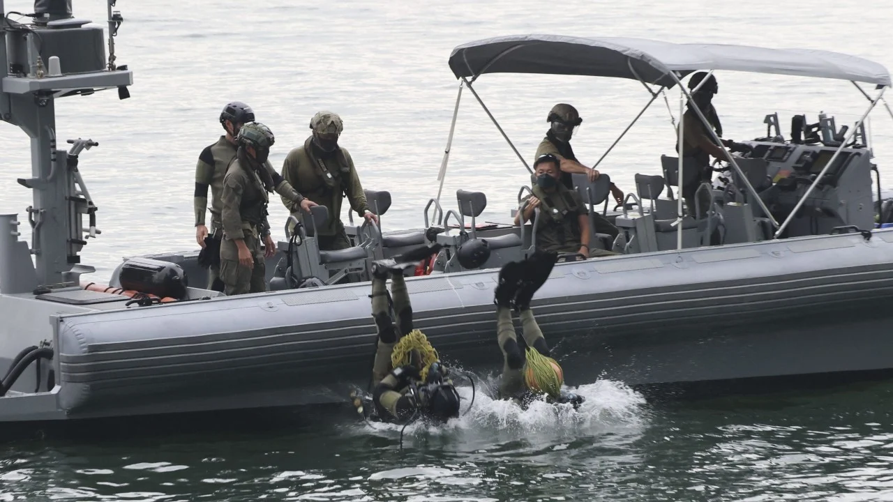 Hong Kong police officer in critical condition after ‘Flying Tigers’ diving test