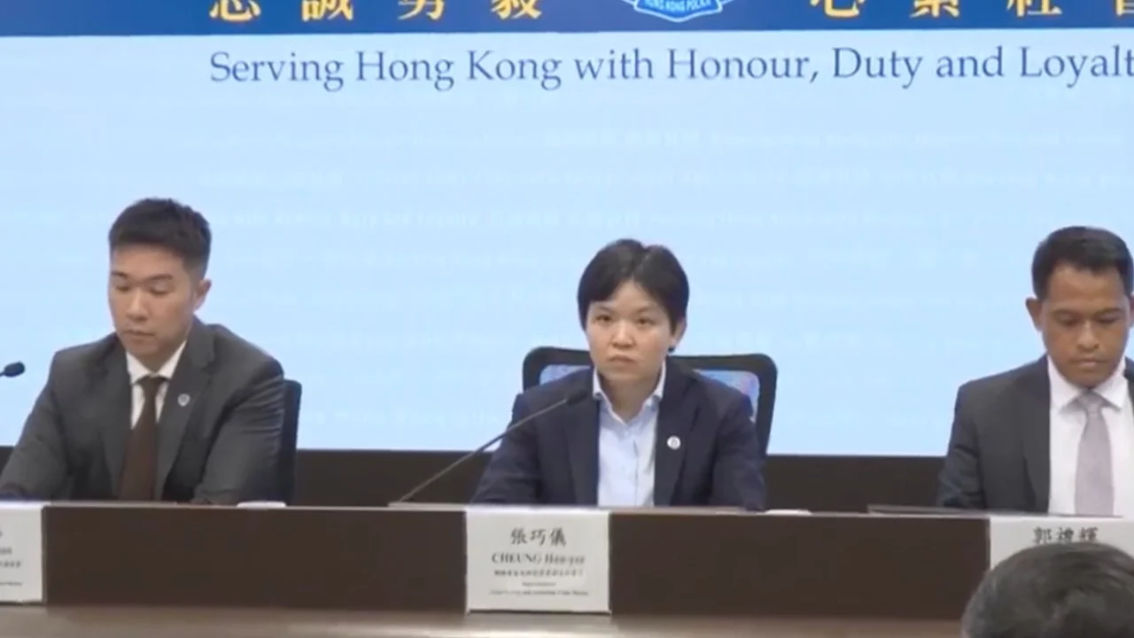 Hong Kong police arrest 5 over stealing HK$1.8 million from eMPF account holders