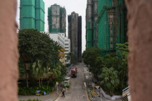 Hong Kong blaze may have started on scaffolding between first and second floor