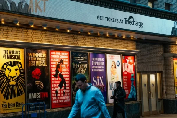 A theater in New York City's Times Square. - Zamek/VIEWpress/Corbis News/Getty Images