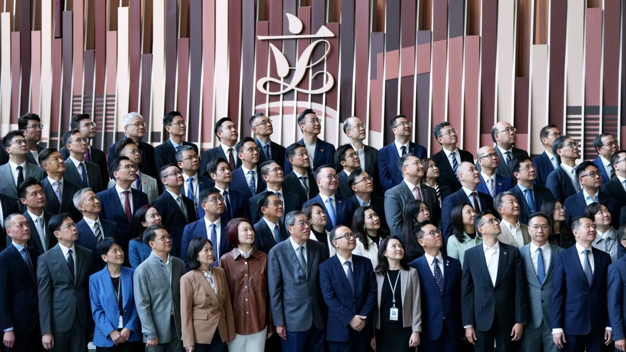 Elected and outgoing Hong Kong lawmakers meet media in show of solidarity