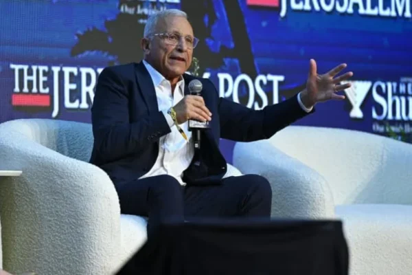 IAF Maj.-Gen. (res.) Eitan Ben Eliyahu is seen speaking at The Jerusalem Post Miami Summit, on December 10, 2024. (credit: Elliot La-Mer - DEMAGIC)