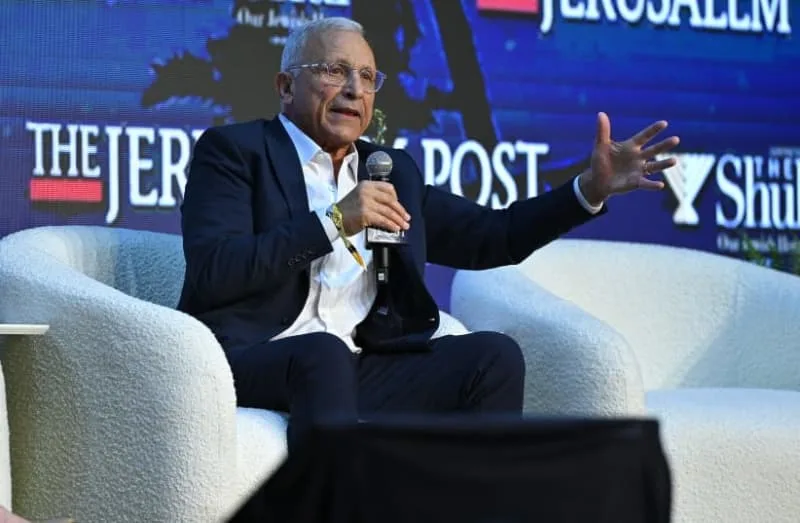 IAF Maj.-Gen. (res.) Eitan Ben Eliyahu is seen speaking at The Jerusalem Post Miami Summit, on December 10, 2024. (credit: Elliot La-Mer - DEMAGIC)