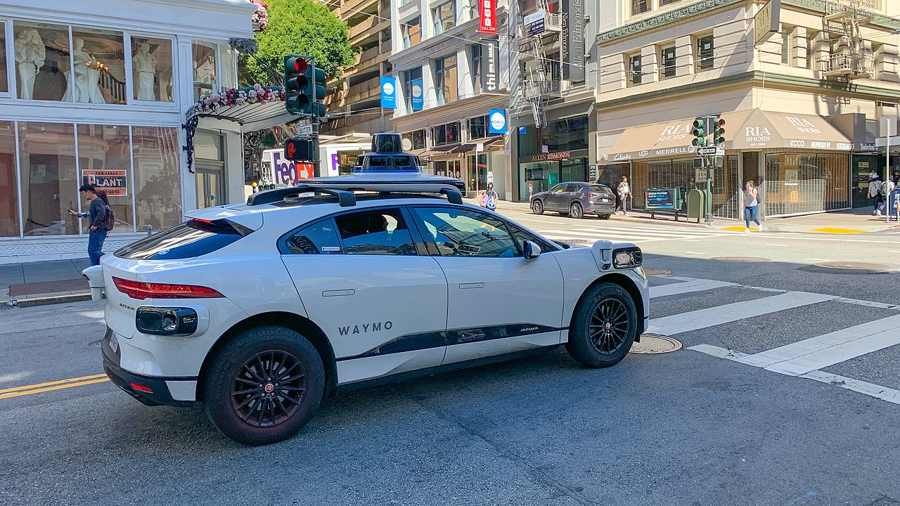 Waymo autonomous car.
