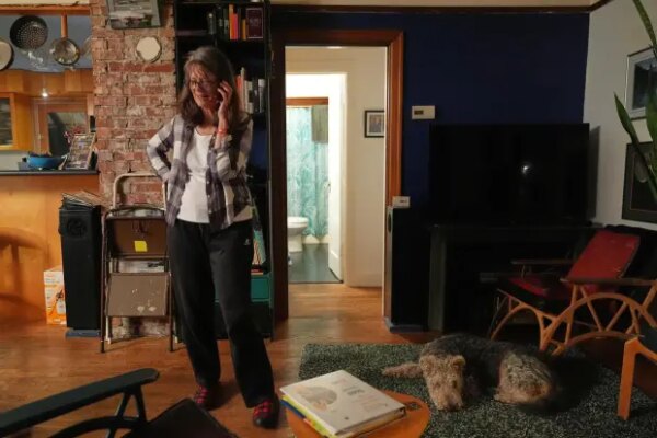 Mary E. Brunkow speaks on the phone