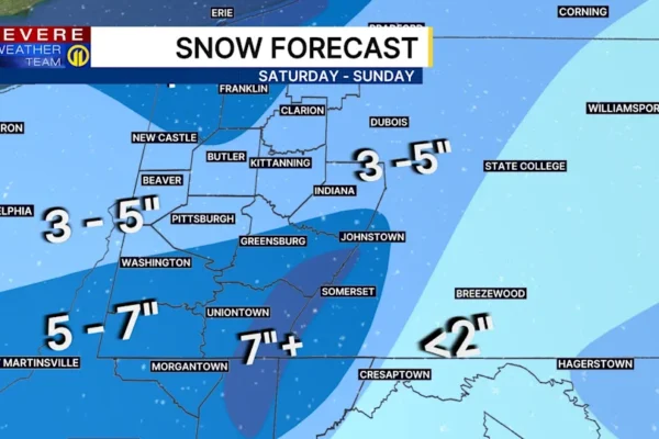 Snow starts falling Saturday afternoon; expect dangerous driving conditions, bitter cold wind chills