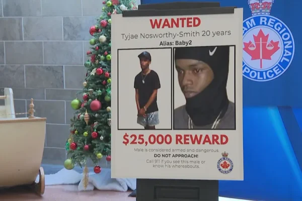 Police released an image of Nosworthy-Smith, which will only be available for five days due to permissions in the Youth Criminal Justice Act.